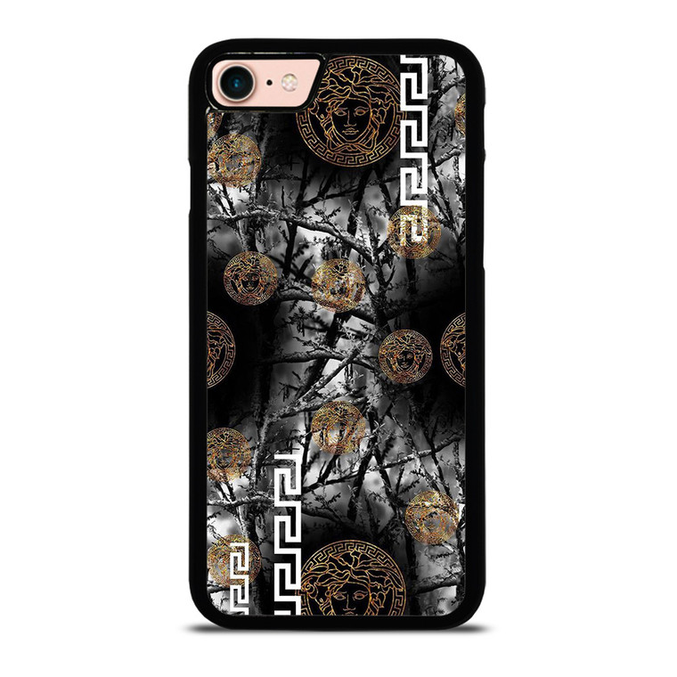 VERCASE CAMO LEAF BLACK WHITE iPhone 7 / 8 Case Cover