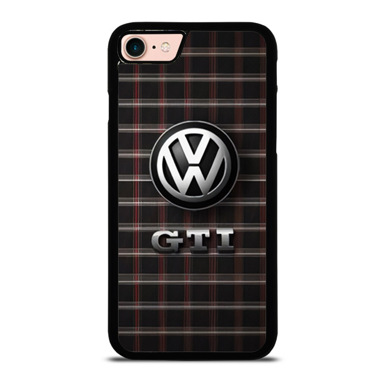 VW VOLKSWAGEN GTI METAL EMBLEM iPhone 7 / 8 Case Cover VW VOLKSWAGEN GTI METAL EMBLEM iPhone 7 / 8 Case Cover