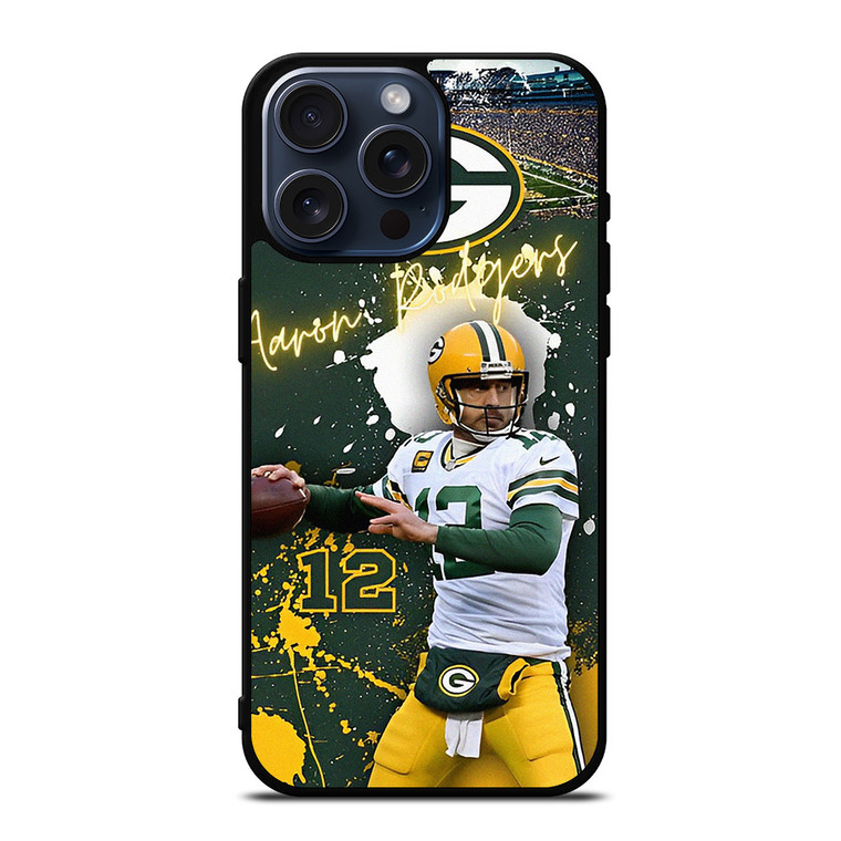 AARON RODGERS 12 GREEN BAY PACKERS iPhone 15 Pro Max Case iPhone 15 Pro Max Case Cover AARON RODGERS 12 GREEN BAY PACKERS iPhone 15 Pro Max Case iPhone 15 Pro Max Case Cover