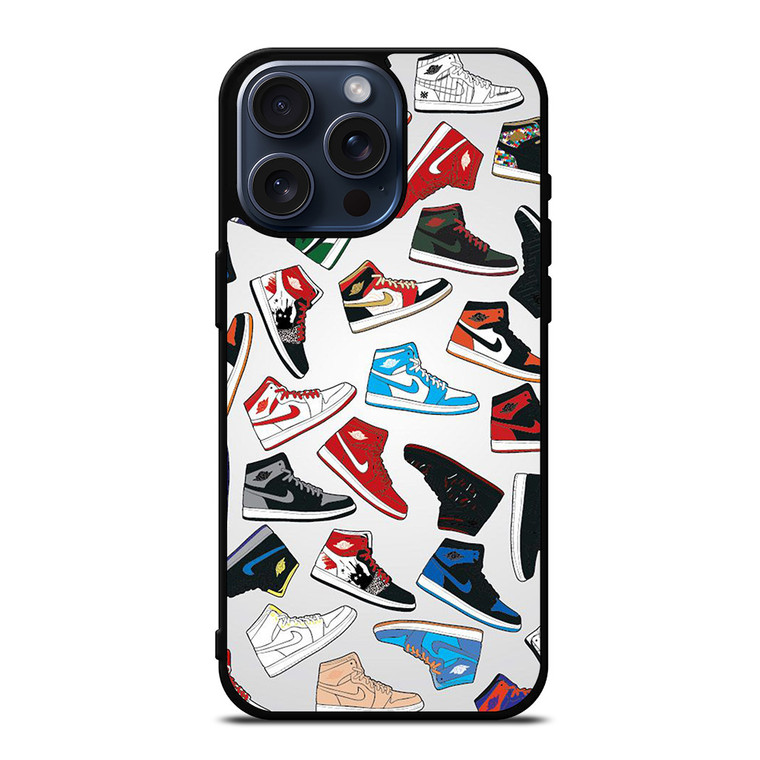AIR JORDAN 1 SNEAKERS COLLECTION iPhone 15 Pro Max Case iPhone 15 Pro Max Case Cover