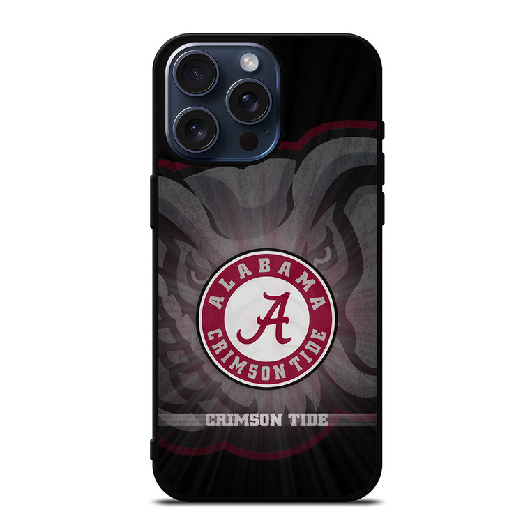 ALABAMA CRIMSON TIDE UNIVERSITY BADGE iPhone 15 Pro Max Case iPhone 15 Pro Max Case Cover