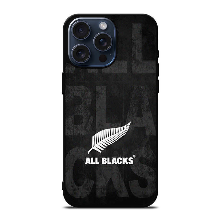 ALL BLACKS NEW ZEALAND TEAM LOGO iPhone 15 Pro Max Case iPhone 15 Pro Max Case Cover
