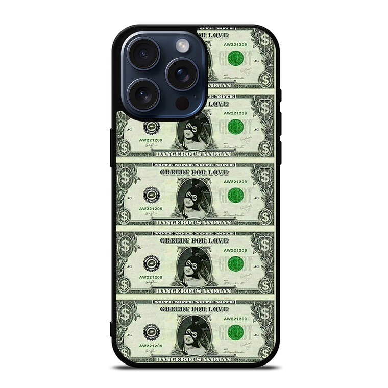 ARIANA GRANDE GREEDY FOR LOVE iPhone 15 Pro Max Case iPhone 15 Pro Max Case Cover
