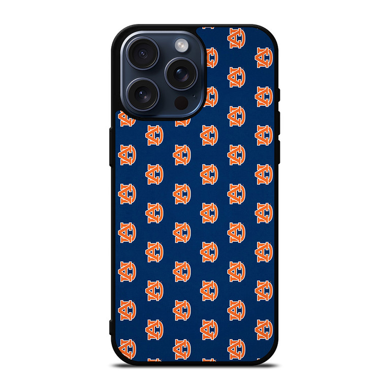 AUBURN TIGERS FOOTBALL LOGO COLLAGE iPhone 15 Pro Max Case iPhone 15 Pro Max Case Cover
