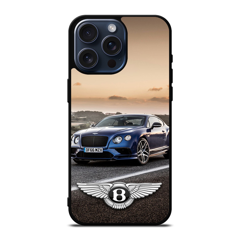 BENTLEY CONTINENTAL GT EMBLEM iPhone 15 Pro Max Case iPhone 15 Pro Max Case Cover