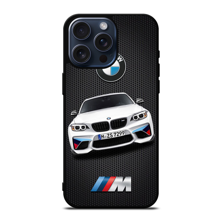 BMW M2 CARBON EMBLEM iPhone 15 Pro Max Case iPhone 15 Pro Max Case Cover