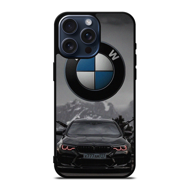 BMW M5 CAR EMBLEM iPhone 15 Pro Max Case iPhone 15 Pro Max Case Cover