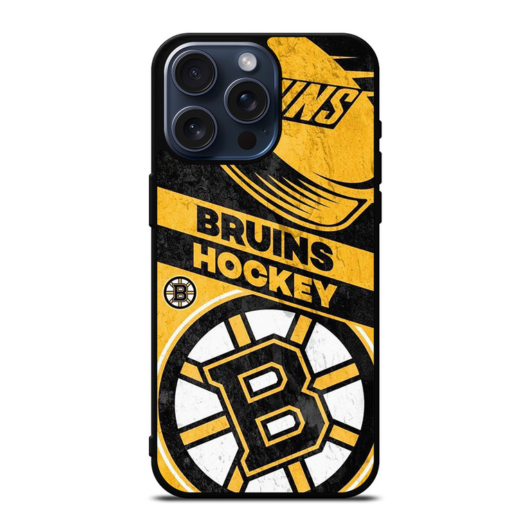 BOSTON BRUINS HOCKEY LOGO iPhone 15 Pro Max Case iPhone 15 Pro Max Case Cover