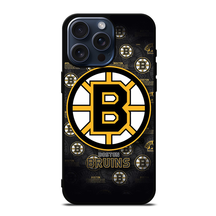 BOSTON BRUINS HOCKEY TEAM LOGO iPhone 15 Pro Max Case iPhone 15 Pro Max Case Cover