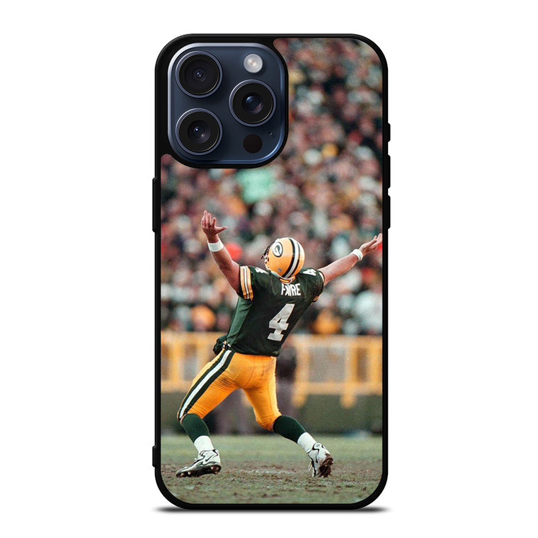 BRETT FAVRE GREEN BAY PACKERS iPhone 15 Pro Max Case iPhone 15 Pro Max Case Cover