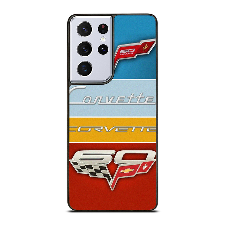 CORVETTE 60 YEARS LOGO  Samsung Galaxy S21 Ultra Case Cover