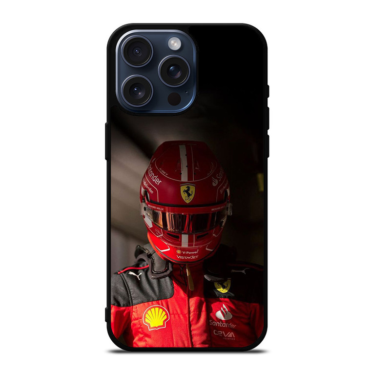 CHARLES LECRERC SCUDERIA FERRARI F1 DRIVER iPhone 15 Pro Max Case iPhone 15 Pro Max Case Cover