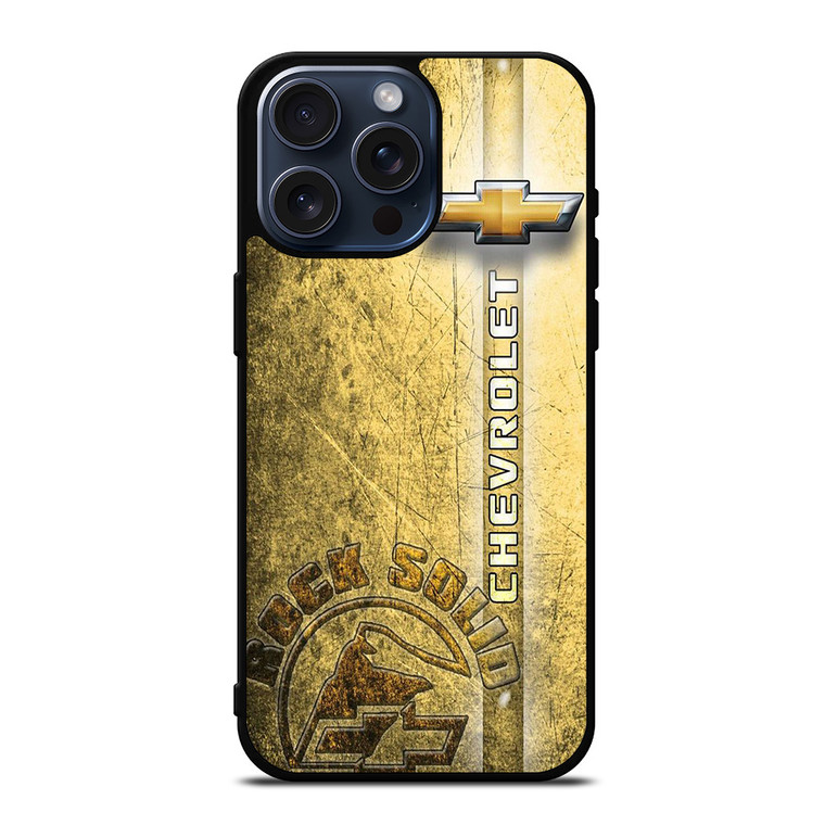 CHEVY CHEROLET TRUCK ROCK SOLID iPhone 15 Pro Max Case iPhone 15 Pro Max Case Cover