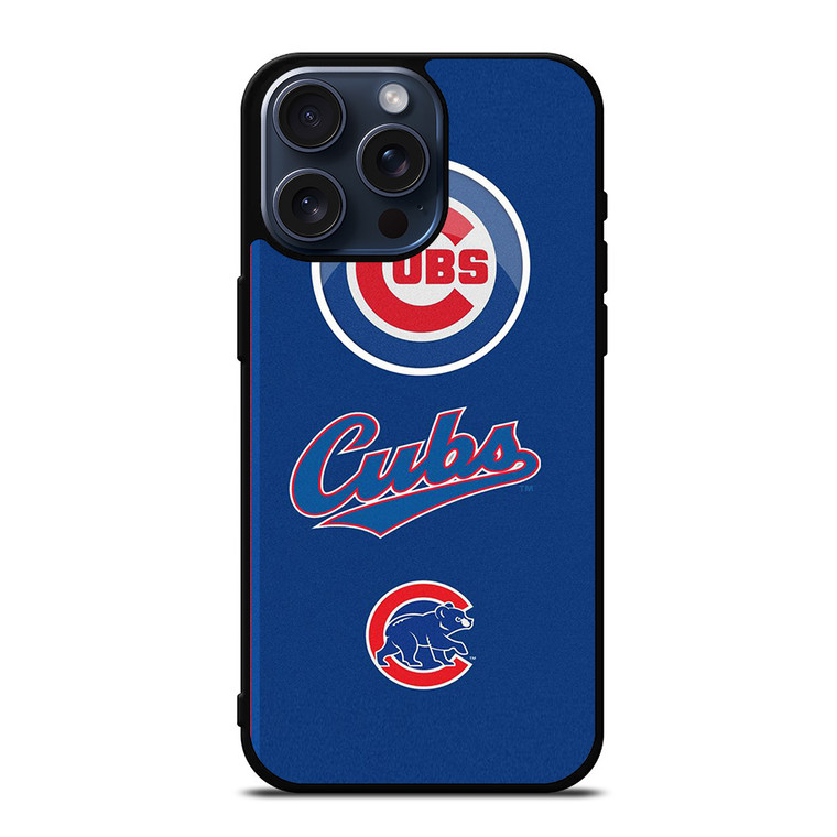 CHICAGO CUBS BASEBALL MLB LOGO iPhone 15 Pro Max Case iPhone 15 Pro Max Case Cover