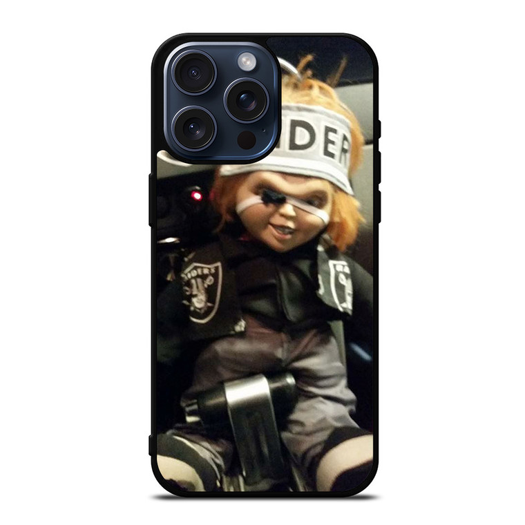 CHUCKY DOLL LOS ANGELES RAIDERS iPhone 15 Pro Max Case iPhone 15 Pro Max Case Cover