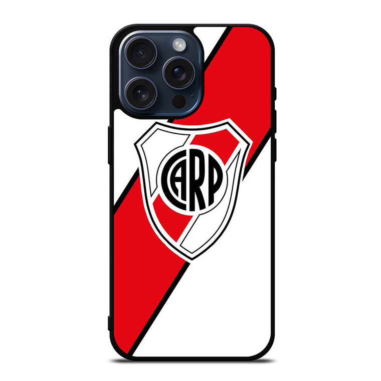 CLUB ATLETICO RIVER PLATE STRIPE LOGO iPhone 15 Pro Max Case iPhone 15 Pro Max Case Cover