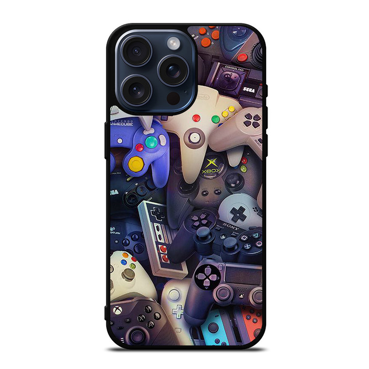 CONSOLES CONTROLLER COLLECTION iPhone 15 Pro Max Case iPhone 15 Pro Max Case Cover