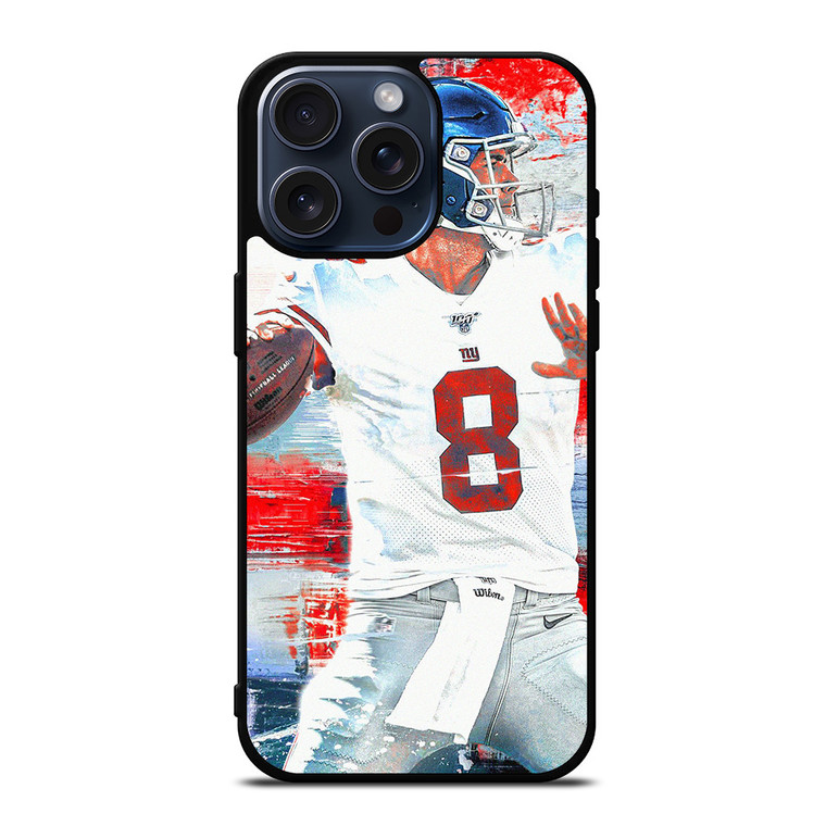 DANIEL JONES NEW YORK GIANTS  iPhone 15 Pro Max Case Cover