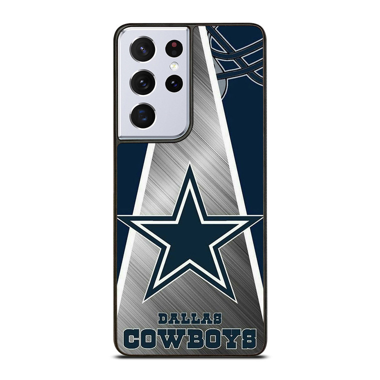 DALLAS COWBOYS FOOTBALL METAL LOGO  Samsung Galaxy S21 Ultra Case Cover