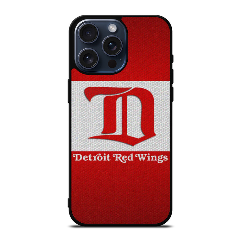 DETROIT RED WINGS ICE HOCKEY TEAM  iPhone 15 Pro Max Case Cover