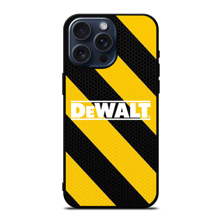 DEWALT TOOLS STRIPES  iPhone 15 Pro Max Case Cover