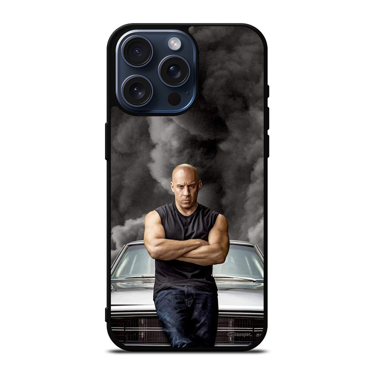 DOMINIC TORETTO VIN DIESEL THE FAST SAGA  iPhone 15 Pro Max Case Cover