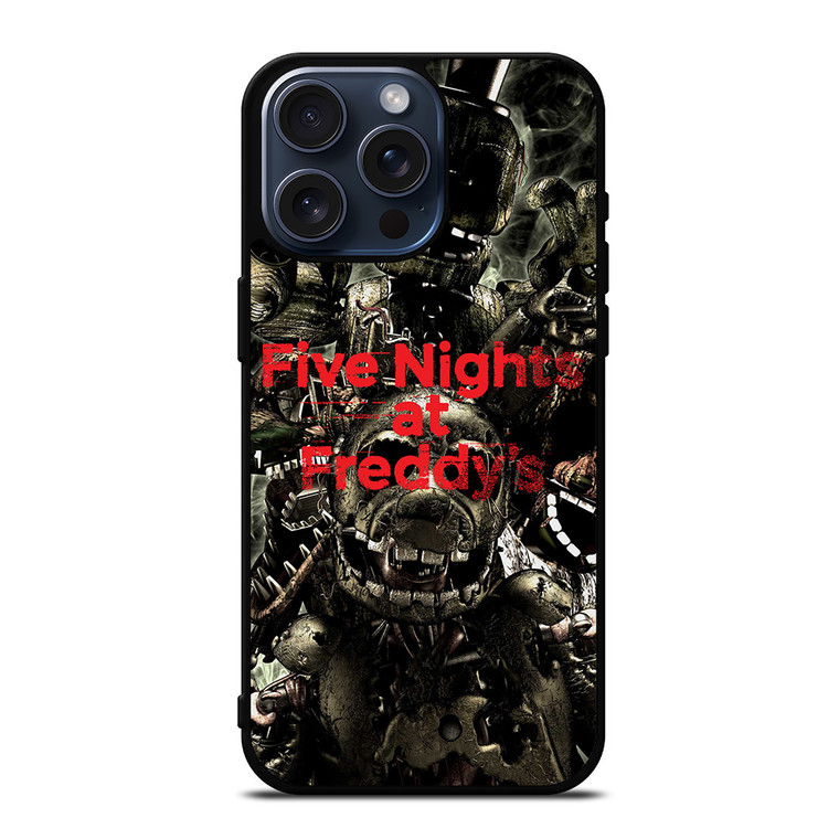 FIVE NIGHTS AT FREDDY'S NIGHTMARE SCARY  iPhone 15 Pro Max Case Cover