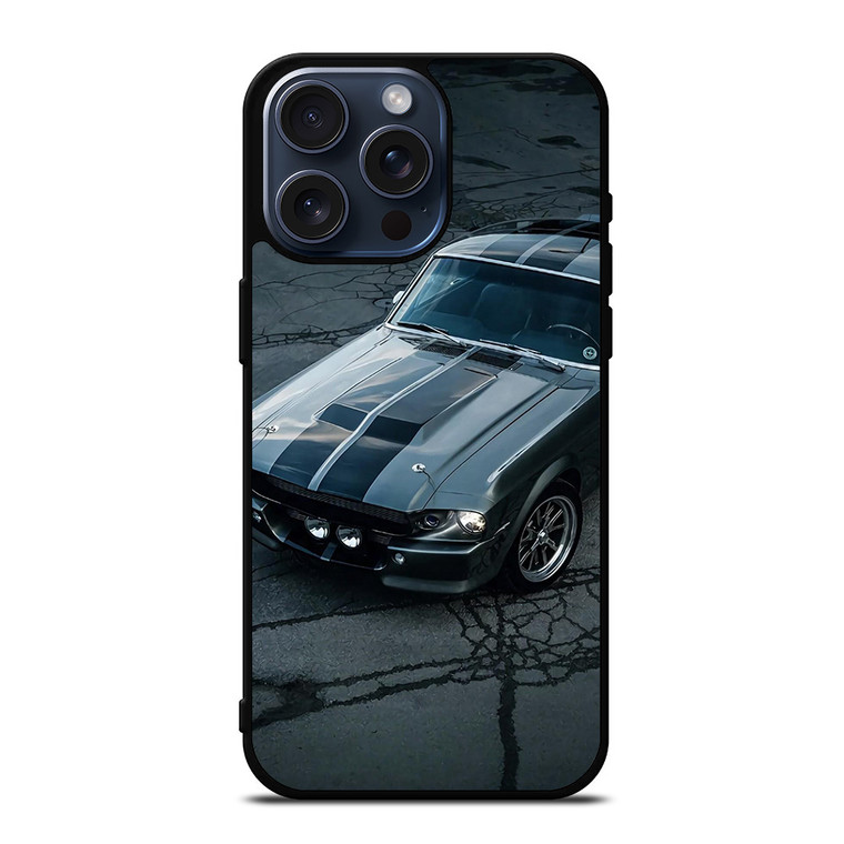 FORD MUSTANG GREY COOL  iPhone 15 Pro Max Case Cover