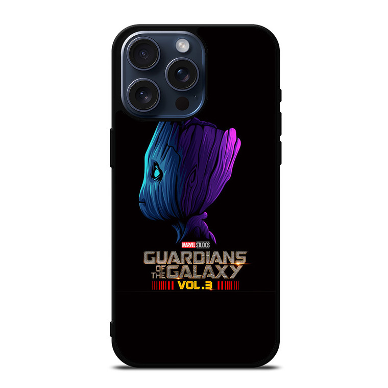 GROOT GUARDIANS OF THE GALAXY VOLUME 3 MARVEL  iPhone 15 Pro Max Case Cover