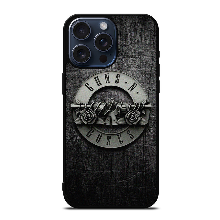 GUNS N ROSES METAL LOGO  iPhone 15 Pro Max Case Cover