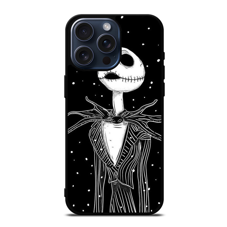 JACK SKELLINGTON NIGHTMARE BEFORE CHRISTMAS SKULL iPhone 15 Pro Max Case Cover