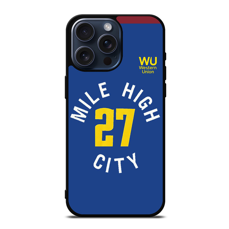 JAMAL MURRAY MILE HIGH CITY iPhone 15 Pro Max Case Cover JAMAL MURRAY MILE HIGH CITY iPhone 15 Pro Max Case Cover