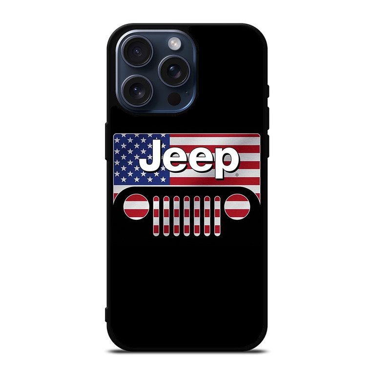 JEEP WRANGLER AMERICA iPhone 15 Pro Max Case Cover