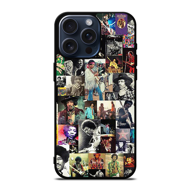JIMI HENDRIX COLLAGE iPhone 15 Pro Max Case Cover