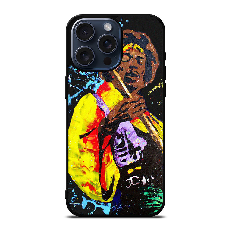 JIMI HENDRIX SPLASH ART iPhone 15 Pro Max Case Cover