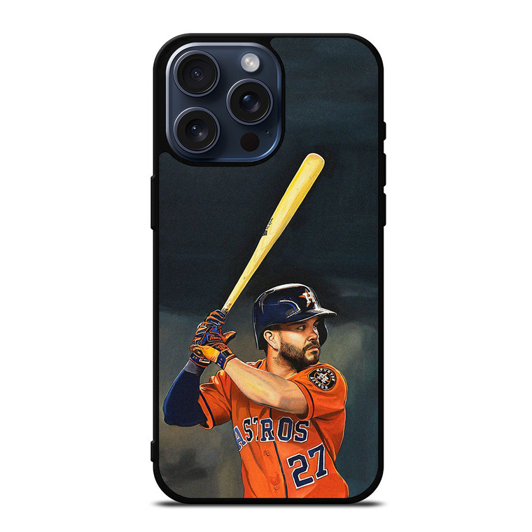 JOSE ALTUVE HOUSTON ASTROS BASEBALL iPhone 15 Pro Max Case Cover