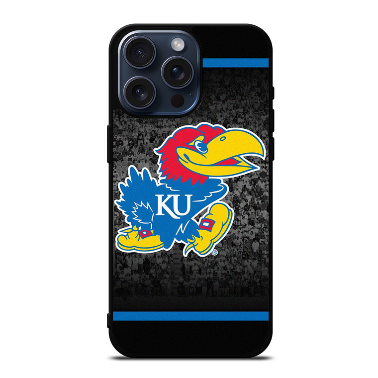 KANSAS CITY JAYHAWKS BASKETBALL ICON iPhone 15 Pro Max Case Cover