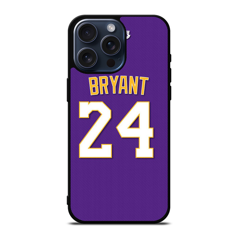 KOBE BRYANT 24 LA LAKERS KIT iPhone 15 Pro Max Case Cover