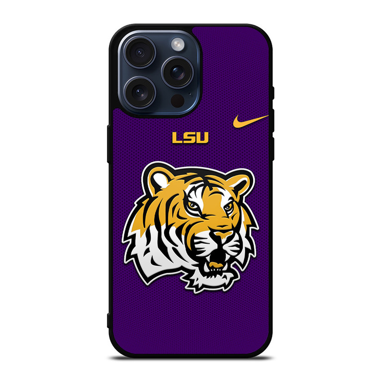 LSU TIGERS BASEBALL NIKE iPhone 15 Pro Max Case Cover