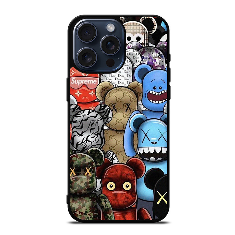 LUXURY BRAND BEARBRICK iPhone 15 Pro Max Case Cover LUXURY BRAND BEARBRICK iPhone 15 Pro Max Case Cover
