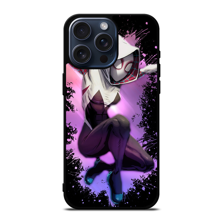MARVEL SPIDER WOMAN GWEN STACY iPhone 15 Pro Max Case Cover