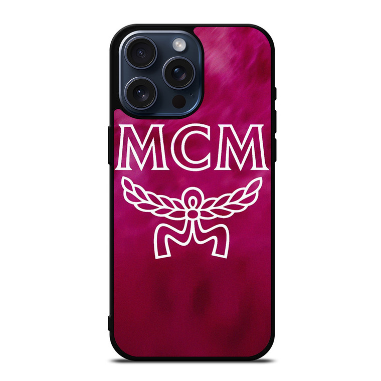 MCM WORLDWIDE PURPLE iPhone 15 Pro Max Case Cover