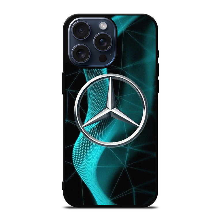 MERCEDES BENZ POLYGONAL LOGO iPhone 15 Pro Max Case Cover MERCEDES BENZ POLYGONAL LOGO iPhone 15 Pro Max Case Cover