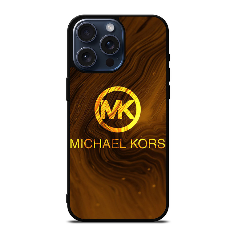MICHAEL KORS GOLD LOGO iPhone 15 Pro Max Case Cover MICHAEL KORS GOLD LOGO iPhone 15 Pro Max Case Cover