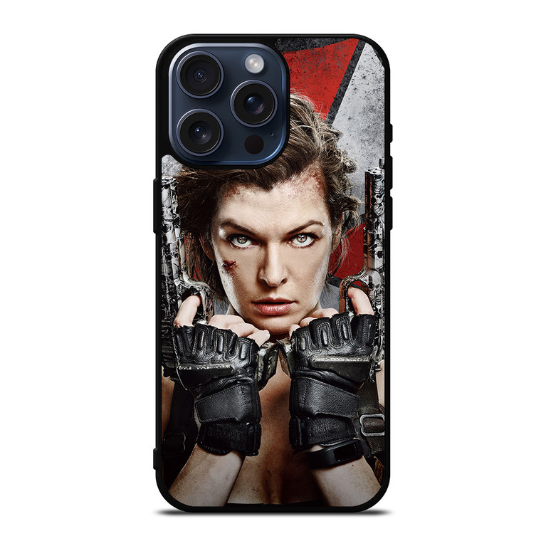 MILLA JOVOVICH RESIDENT EVIL MOVIES iPhone 15 Pro Max Case Cover