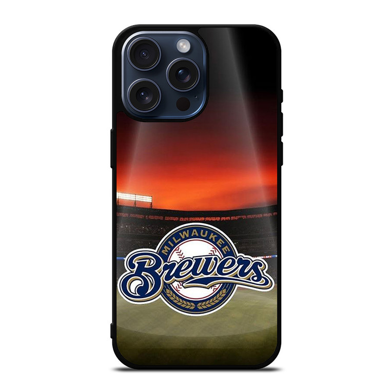 MILWAUKEE BREWERS BASEBALL ARENA iPhone 15 Pro Max Case Cover MILWAUKEE BREWERS BASEBALL ARENA iPhone 15 Pro Max Case Cover