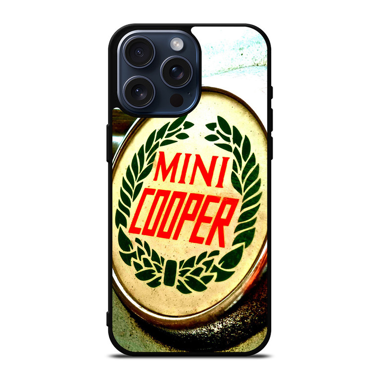 MINI COOPER CLASSIC RUSTY EMBLEM iPhone 15 Pro Max Case Cover