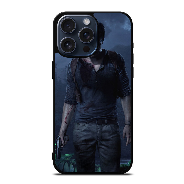 NATHAN DRAKE UNCHARTED GAMES iPhone 15 Pro Max Case Cover
