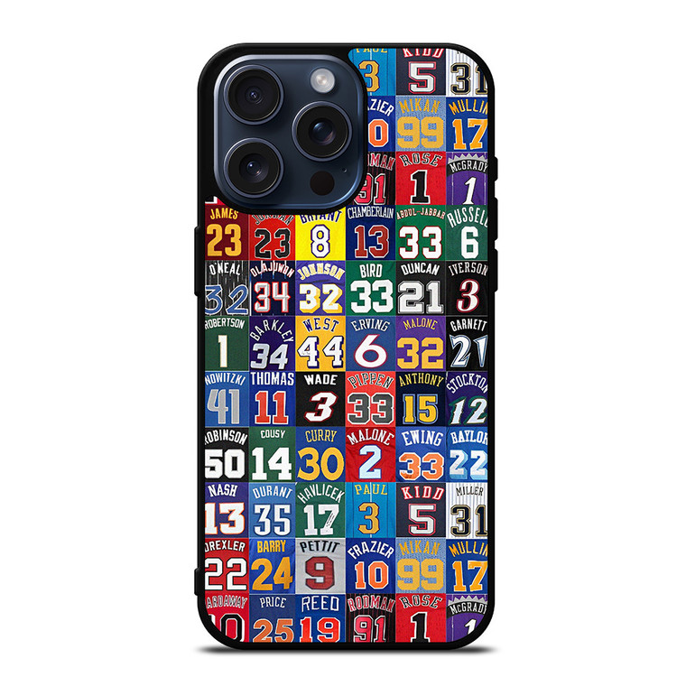 NBA BASKETBALL DREAM TEAM KIT iPhone 15 Pro Max Case Cover NBA BASKETBALL DREAM TEAM KIT iPhone 15 Pro Max Case Cover
