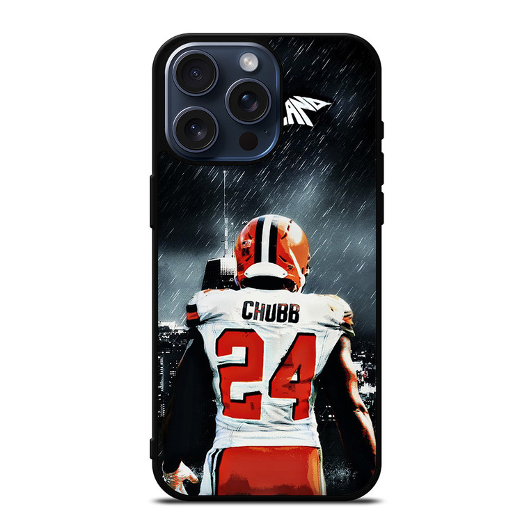 NICK CHUBB CLEVELAND BROWNS iPhone 15 Pro Max Case Cover NICK CHUBB CLEVELAND BROWNS iPhone 15 Pro Max Case Cover